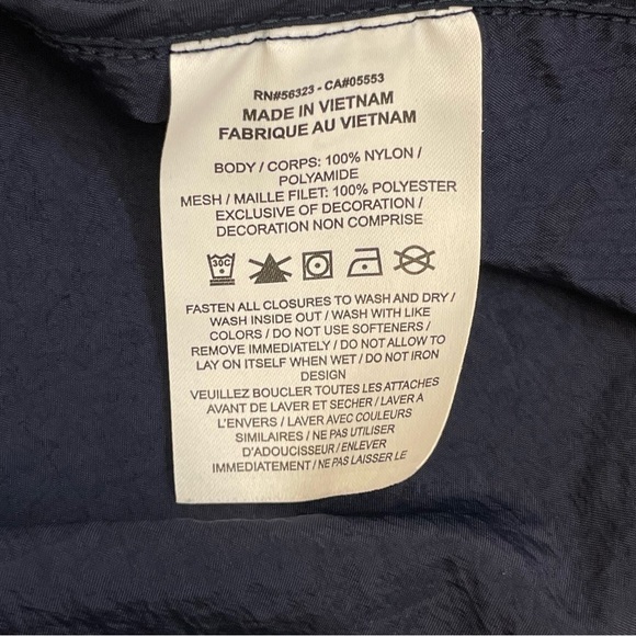 Nike Repel Heritage Blue Packable Hood Full Zip Windbreaker Track Jacket - Picture 12 of 15